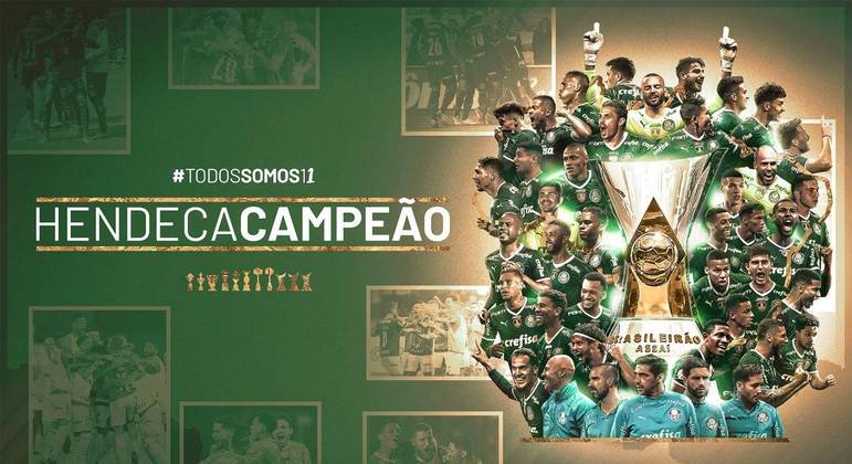 Palmeiras é Hendecacampeão  Brasileiro