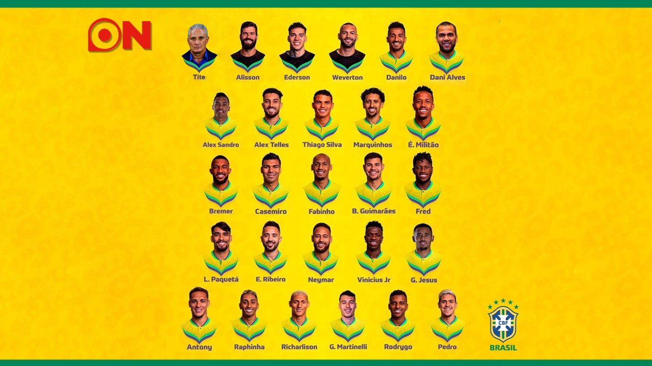 Tite divulga lista de convocados da Seleção para Copa do Mundo 2022