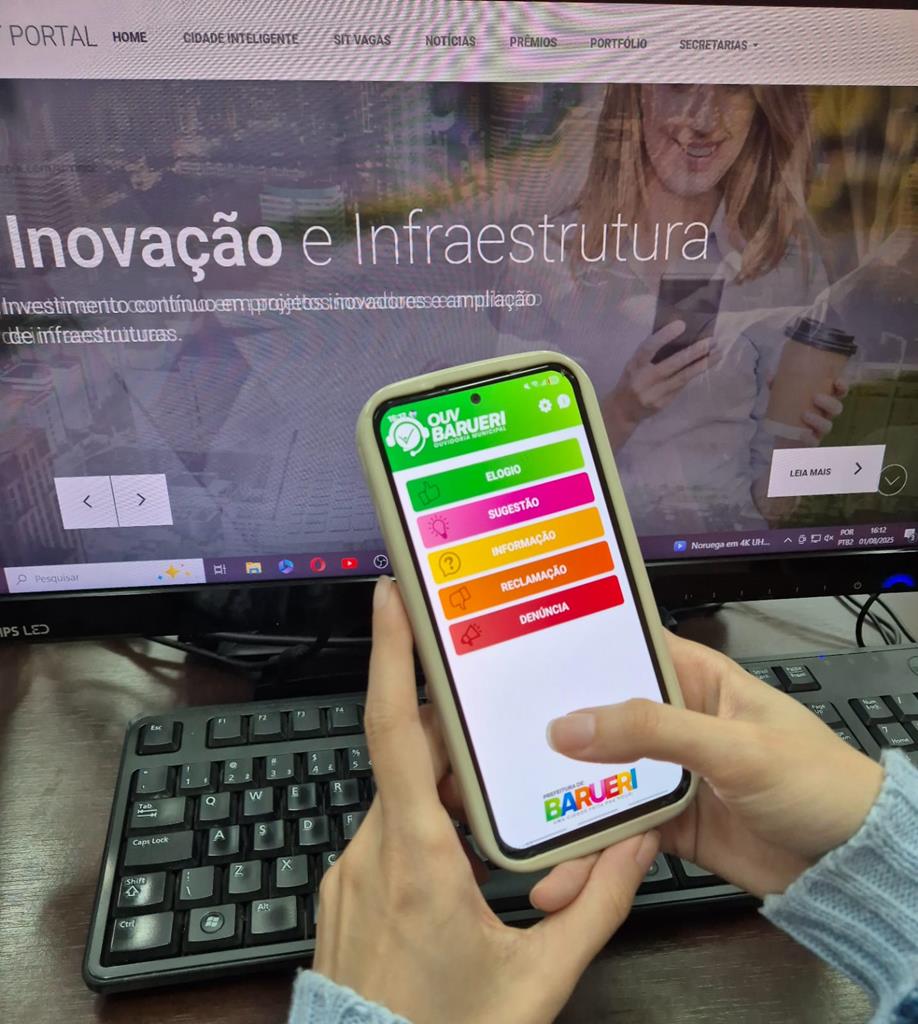 Barueri amplia contato com a população com o aplicativo “Ouv Barueri”