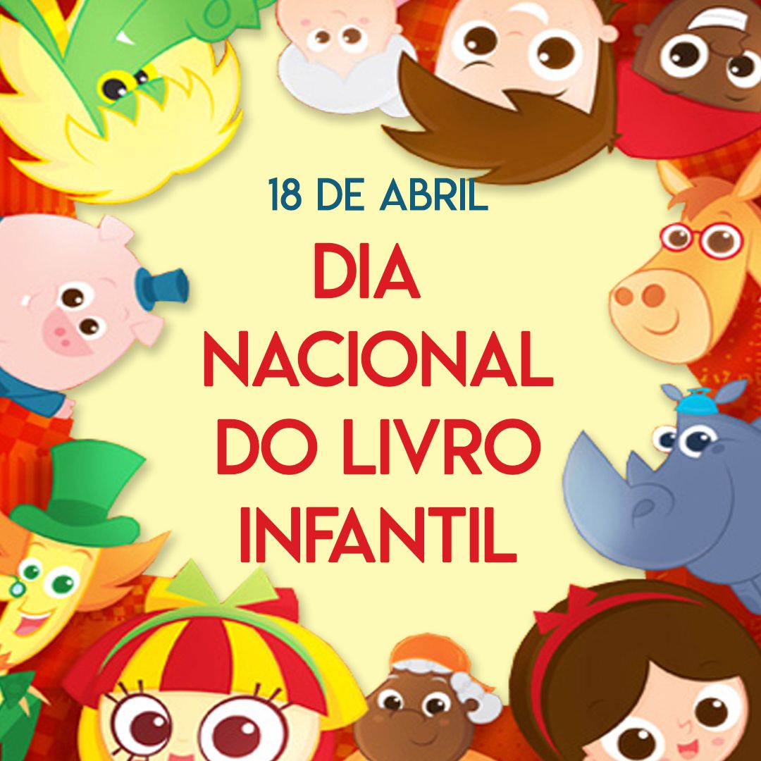 Dia Nacional da Literatura Infantil é comemorado no dia 18 de abril